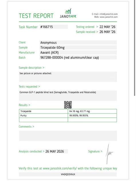 Tirzepatide 60mg